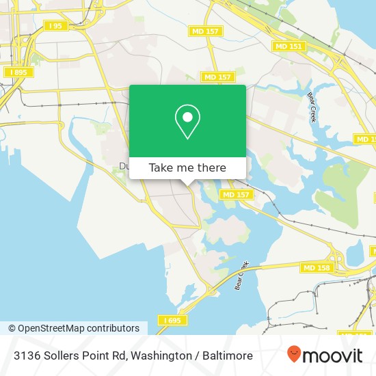 3136 Sollers Point Rd, Dundalk, MD 21222 map