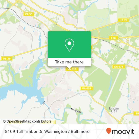 8109 Tall Timber Dr, Gainesville, VA 20155 map