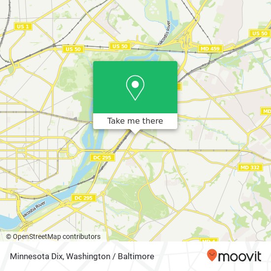 Mapa de Minnesota Dix, Washington, DC 20019
