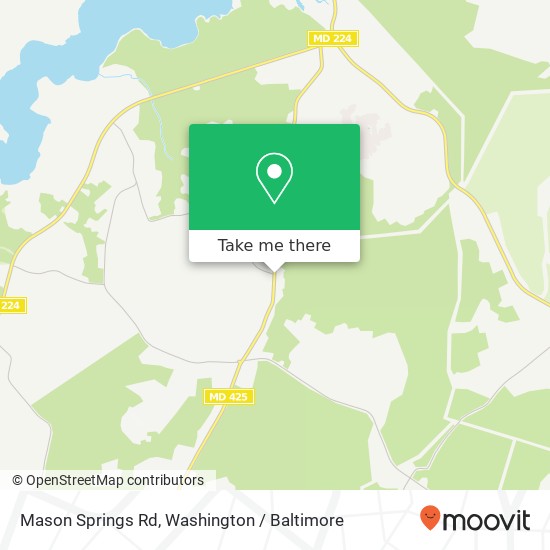 Mason Springs Rd, Marbury, MD 20658 map
