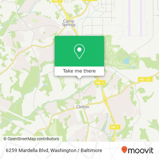 6259 Mardella Blvd, Clinton, MD 20735 map