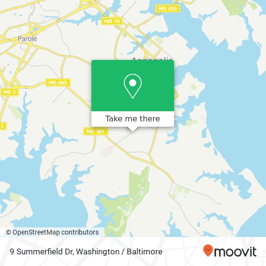 9 Summerfield Dr, Annapolis, MD 21403 map