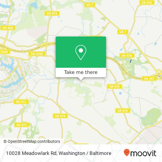 10028 Meadowlark Rd, Vienna, VA 22182 map