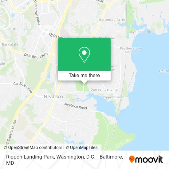 Rippon Landing Park map