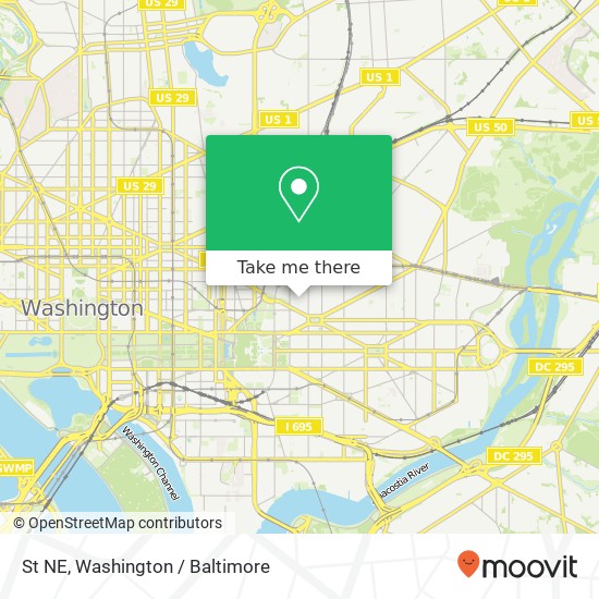 St NE, Washington, DC 20002 map