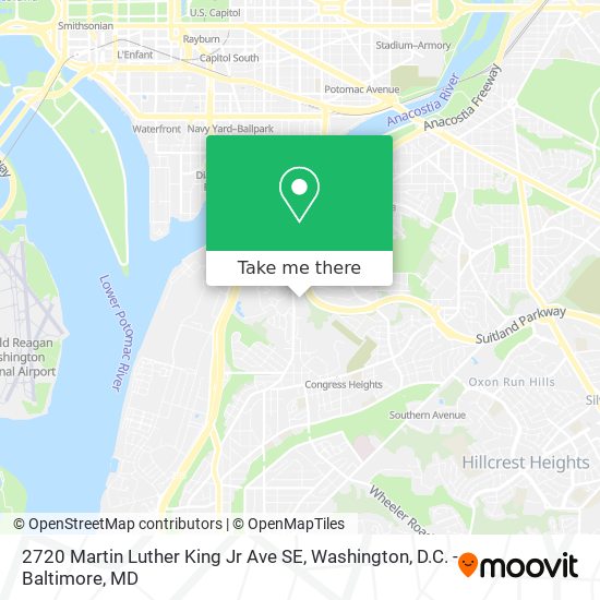 2720 Martin Luther King Jr Ave SE map