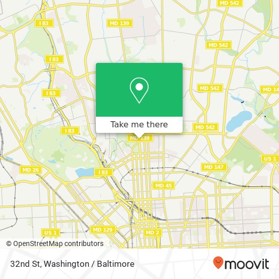 32nd St, Baltimore, MD 21218 map