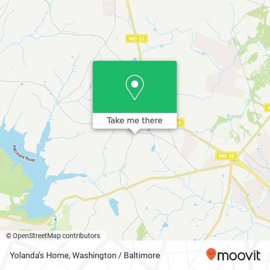 Yolanda's Home, 13351 Triadelphia Mill Rd map