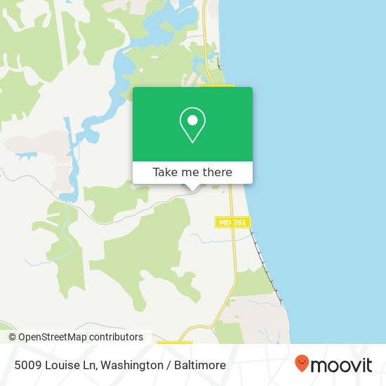 5009 Louise Ln, Chesapeake Beach, MD 20732 map