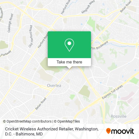Cricket Wireless Authorized Retailer map