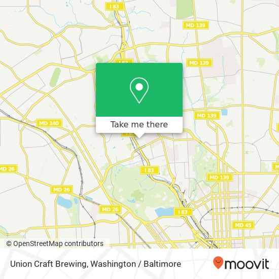 Mapa de Union Craft Brewing, 1700 W 41st St