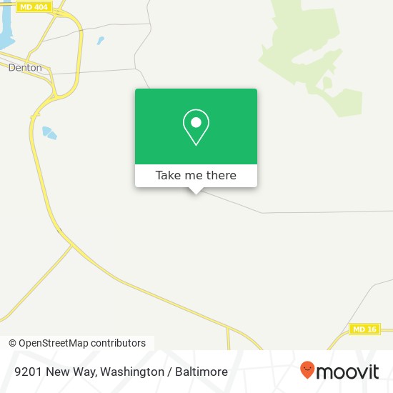 Mapa de 9201 New Way, Denton, MD 21629