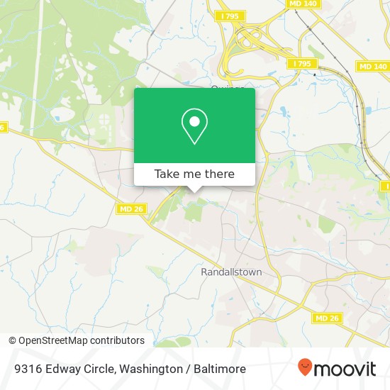 9316 Edway Circle, 9316 Edway Cir, Randallstown, MD 21133, USA map