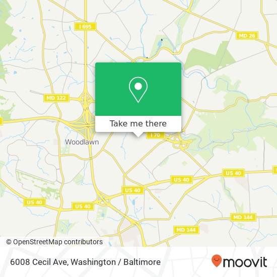 6008 Cecil Ave, Gwynn Oak, MD 21207 map