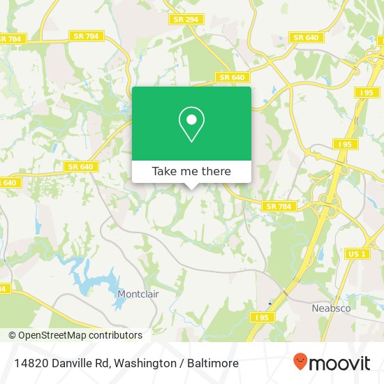 14820 Danville Rd, Woodbridge, VA 22193 map