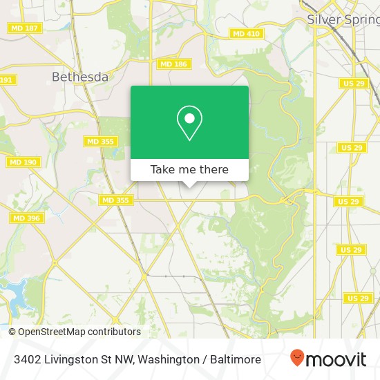 3402 Livingston St NW, Washington, DC 20015 map