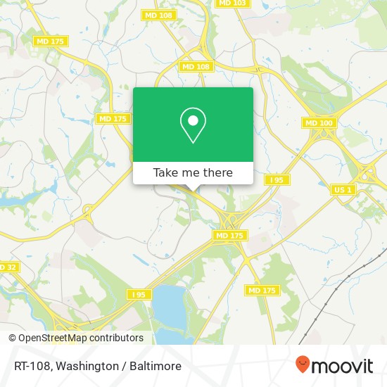 RT-108, Columbia, MD 21046 map