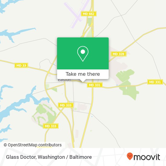 Mapa de Glass Doctor, 618 Dover Rd