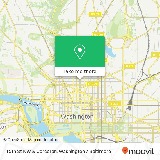 Mapa de 15th St NW & Corcoran, Washington, DC 20009