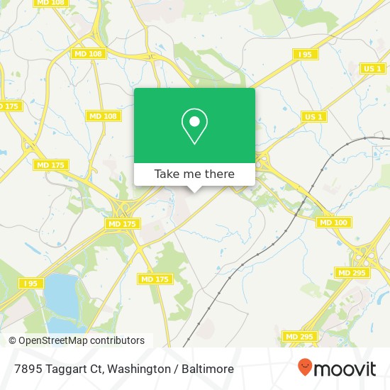 7895 Taggart Ct, Elkridge, MD 21075 map