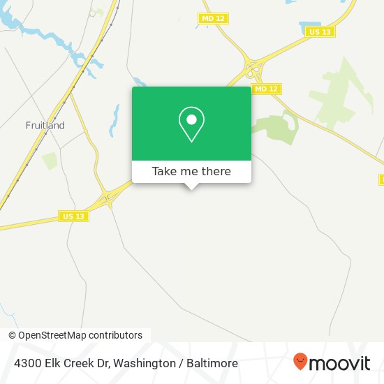 Mapa de 4300 Elk Creek Dr, Salisbury, MD 21804