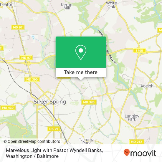 Marvelous Light with Pastor Wyndell Banks, 7 Oldham Rd map