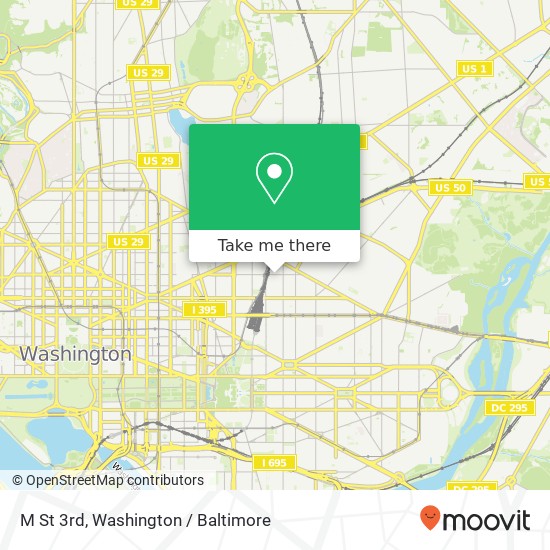 M St 3rd, Washington, DC 20002 map