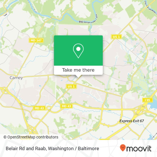 Belair Rd and Raab, Nottingham, MD 21236 map