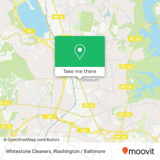 Mapa de Whitestone Cleaners, 2023 York Rd