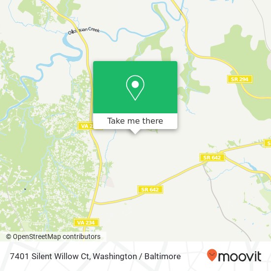 7401 Silent Willow Ct, Manassas, VA 20112 map