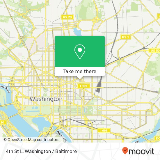 4th St L, Washington, DC 20001 map