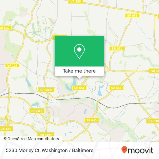 5230 Morley Ct, Fairfax, VA 22032 map