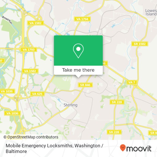 Mobile Emergency Locksmiths, 806 N York Rd map