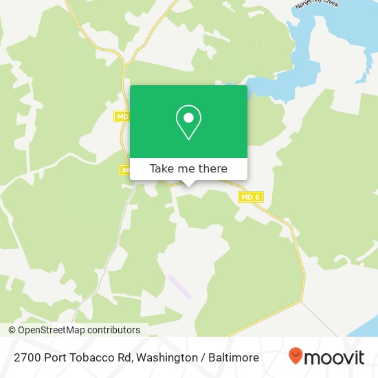 Mapa de 2700 Port Tobacco Rd, Nanjemoy, MD 20662