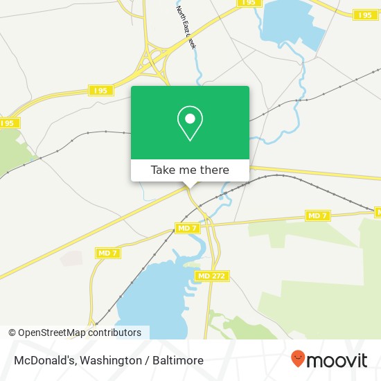 Mapa de McDonald's, 2400 Pulaski Hwy
