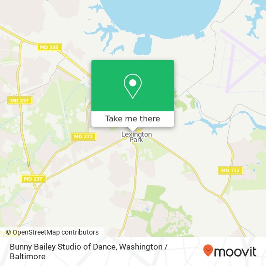 Mapa de Bunny Bailey Studio of Dance