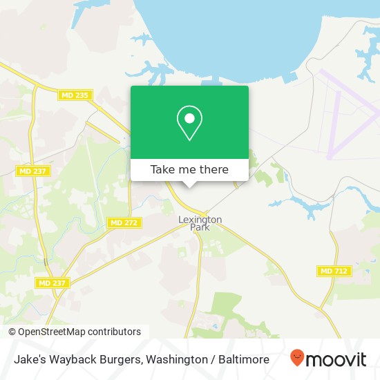 Mapa de Jake's Wayback Burgers, 22099 Cuddihy Rd