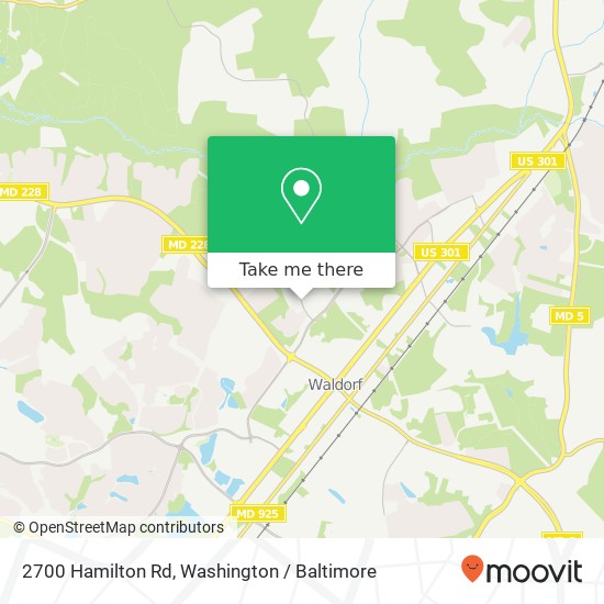 2700 Hamilton Rd, Waldorf, MD 20601 map