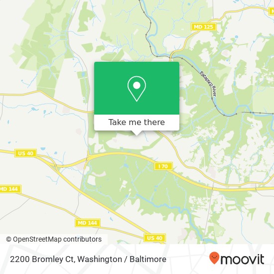 2200 Bromley Ct, Woodstock, MD 21163 map