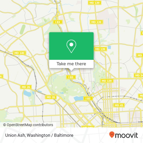 Union Ash, Baltimore, MD 21211 map