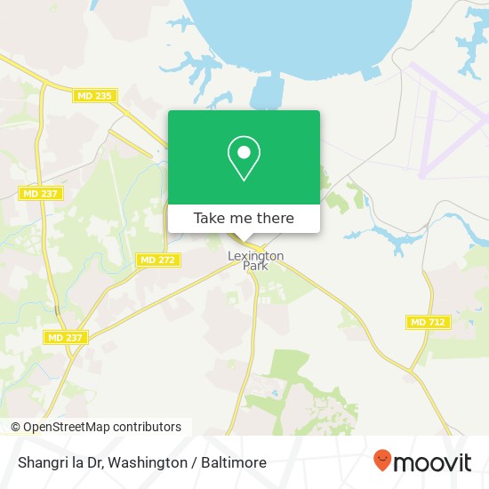 Mapa de Shangri la Dr, Lexington Park, MD 20653