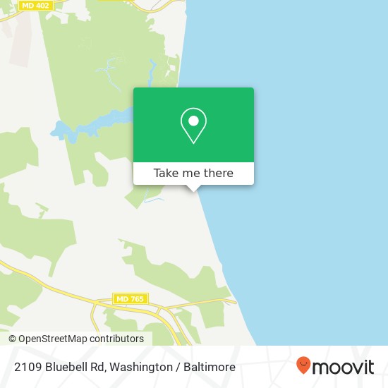 2109 Bluebell Rd, Port Republic, MD 20676 map