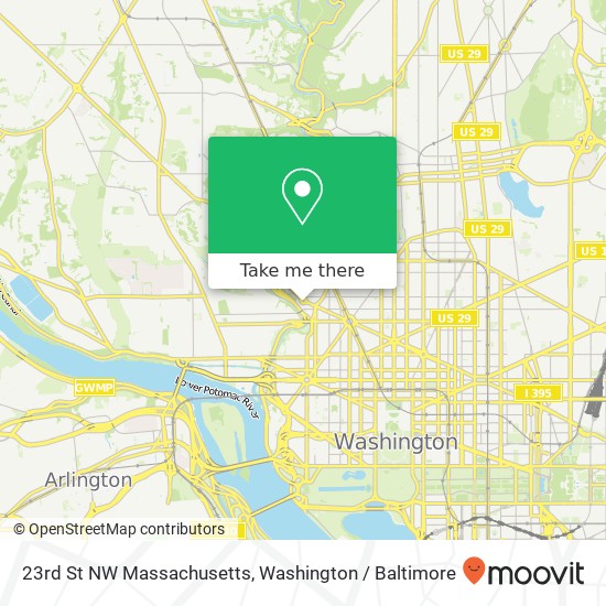 23rd St NW Massachusetts, Washington, DC 20008 map