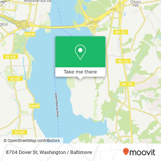 8704 Dover St, Fort Washington, MD 20744 map