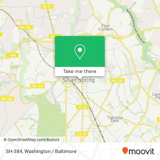 SH-384, Silver Spring, MD 20910 map