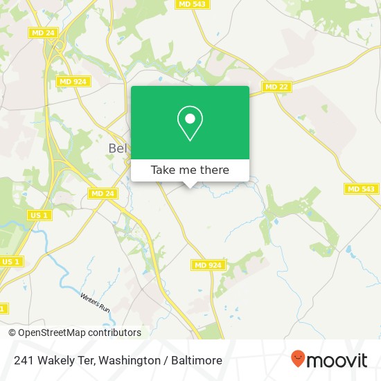 241 Wakely Ter, Bel Air, MD 21014 map