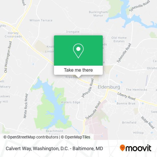Calvert Way map