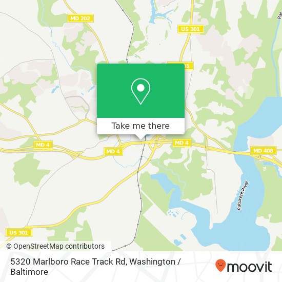 5320 Marlboro Race Track Rd, Upper Marlboro, MD 20772 map