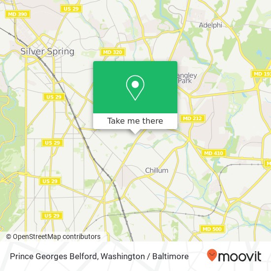 Prince Georges Belford, Takoma Park, MD 20912 map