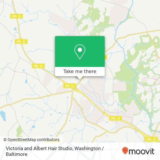 Mapa de Victoria and Albert Hair Studio, 12230 Clarksville Pike